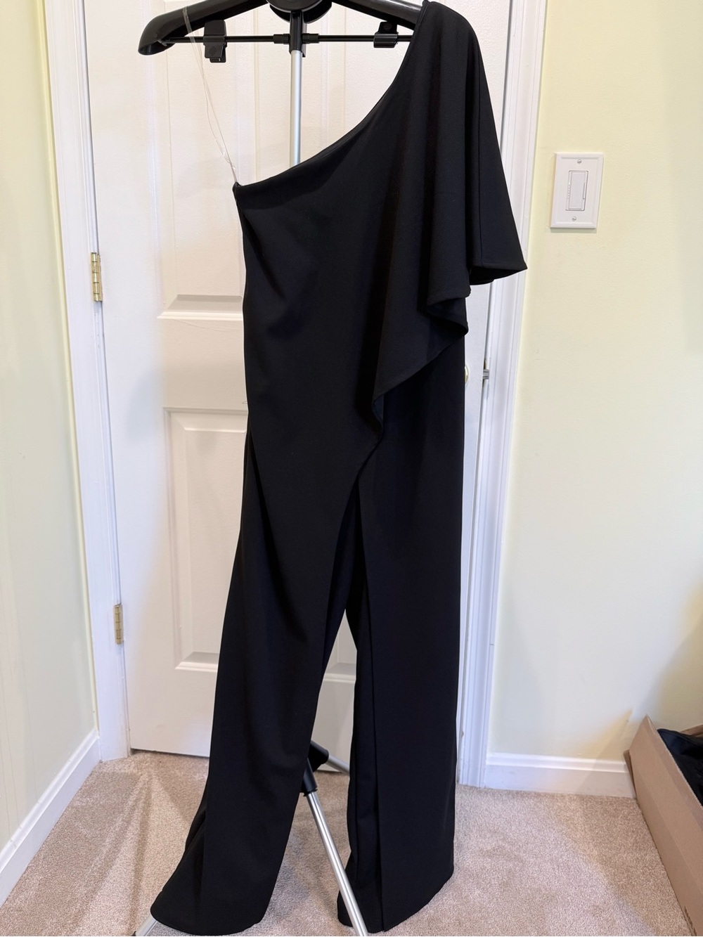 Marina One-Shoulder Black Jumpsuit🖤
